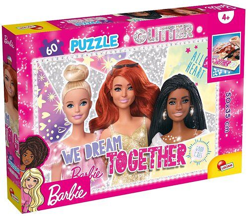 Foto van Barbie - glitter puzzel - selfie! (60 stukjes) - puzzel;puzzel (8008324081165)