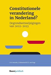 Foto van Constitutionele verandering in nederland? - paperback (9789462128262)