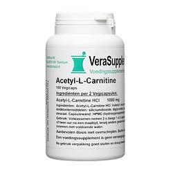 Foto van Verasupplements acetyl l carnitine capsules
