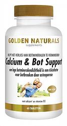 Foto van Golden naturals calcium & bot support tabletten