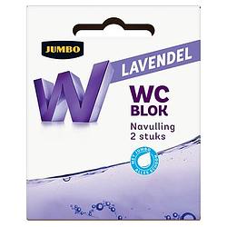 Foto van Jumbo wc blok lavendel navulling 2 x 40g