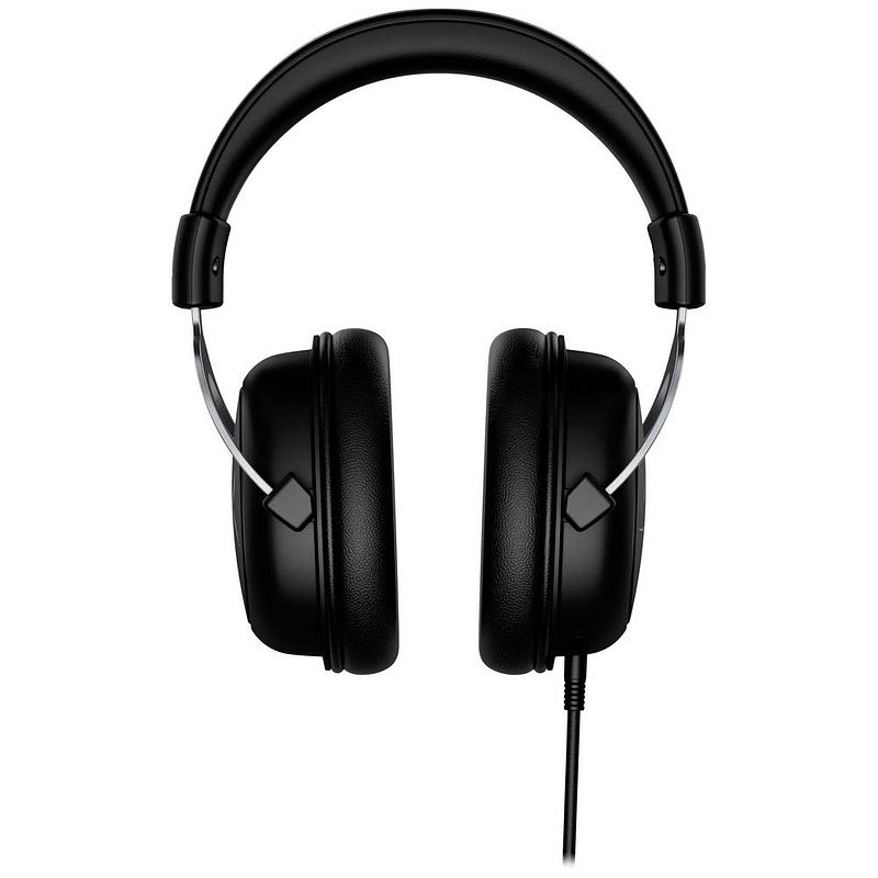 Foto van Hyperx cloudx over ear headset kabel gamen stereo zwart, aluminium