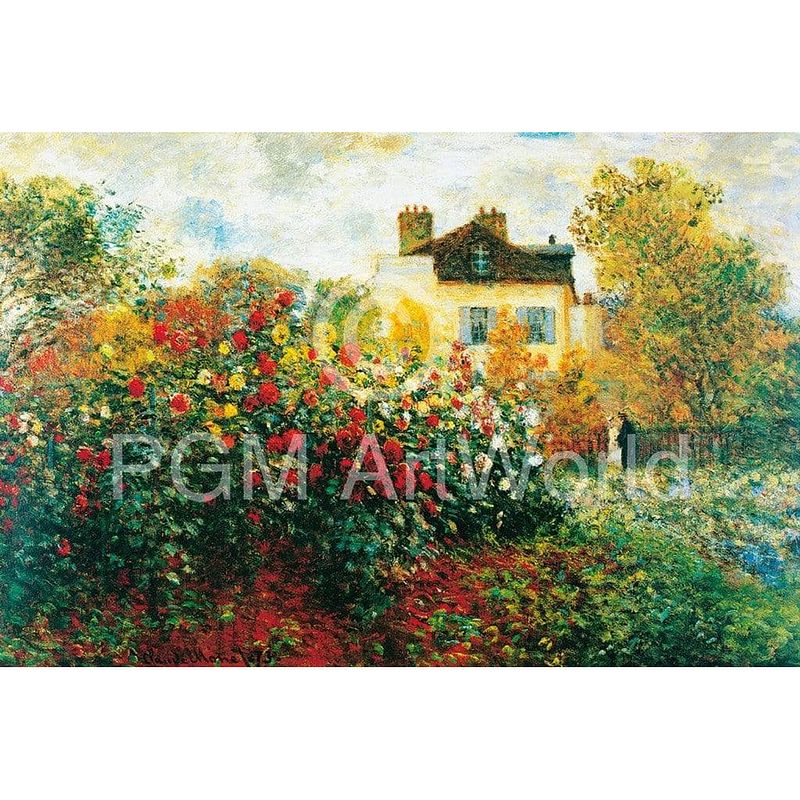 Foto van Claude monet - the artist's garden kunstdruk 100x70cm