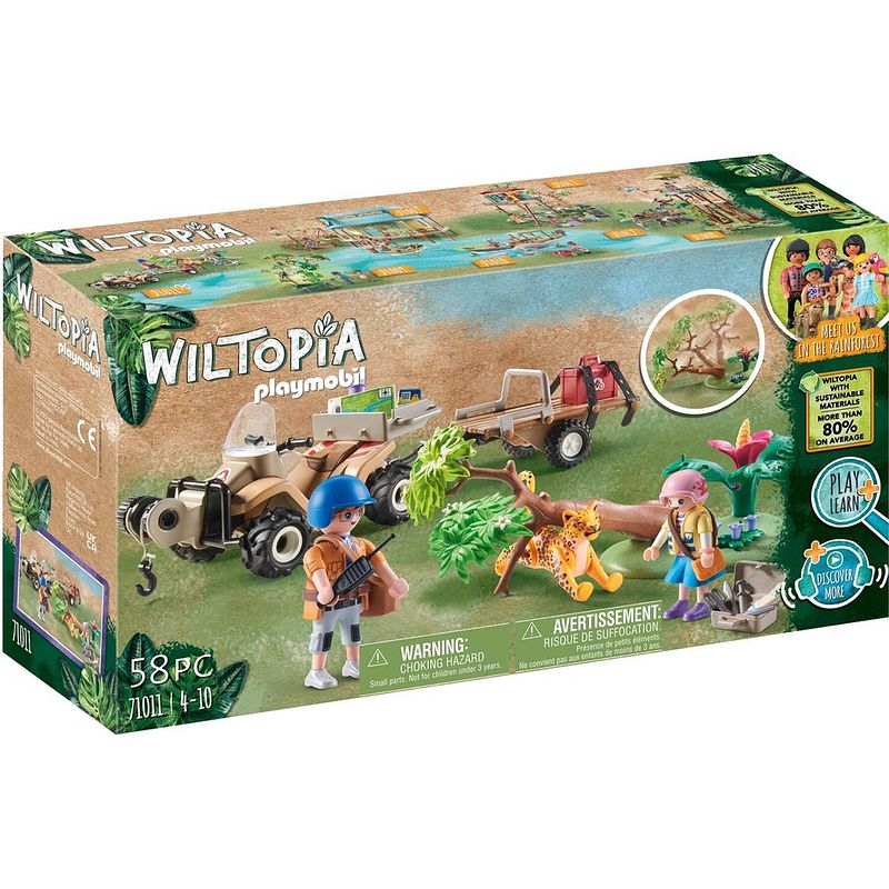 Foto van Playmobil wiltopia - dierenreddingsquad 71011