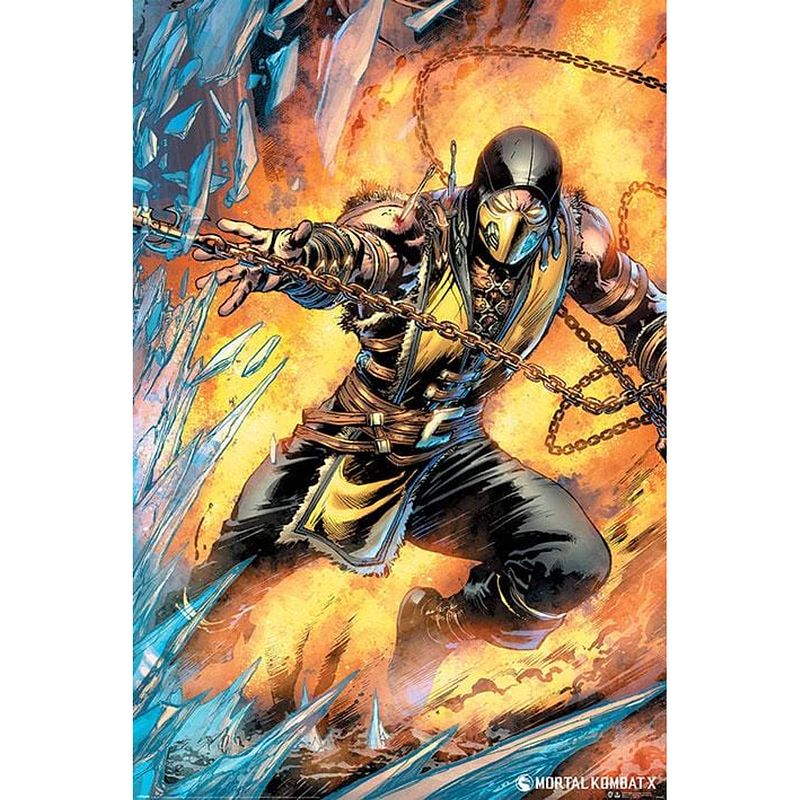 Foto van Pyramid mortal kombat scorpion poster 61x91,5cm