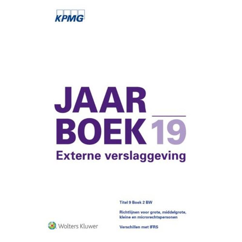 Foto van Kpmg jaarboek externe verslaggeving / 2019