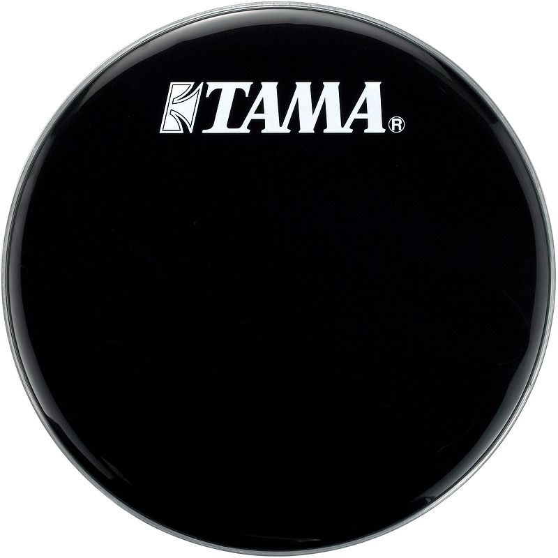 Foto van Tama bk24bmws 24 inch bassdrum resonantievel zwart met logo