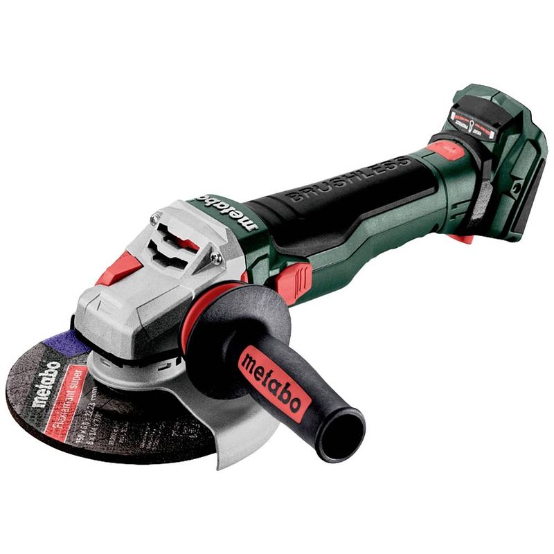 Foto van Metabo wb 18 ltx bl 15-150 quick 601732840 haakse accuslijper 150 mm brushless, incl. koffer, zonder accu, zonder lader 18 v