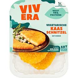 Foto van Vivera vegetarische kaas schnitzel 2 stuks 150g bij jumbo