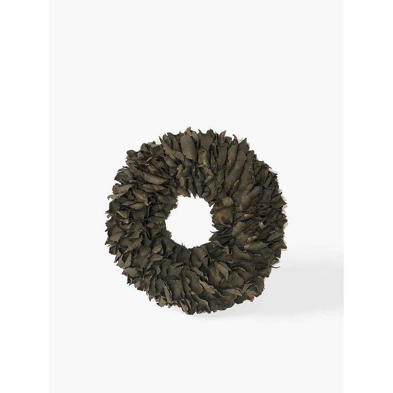 Foto van Couronne krans palm petal ø40cm black