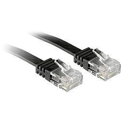 Foto van Lindy 47520 rj45 netwerkkabel, patchkabel cat 6 u/utp 30.00 cm zwart snagless 1 stuk(s)