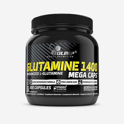 Foto van Glutamine mega caps 1400