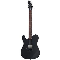 Foto van Esp ltd te-201 lh black satin linkshandige elektrische gitaar