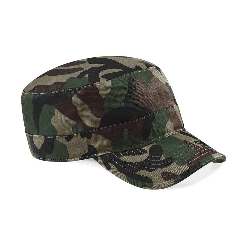 Foto van Beechfield camouflage army cap jungle camo