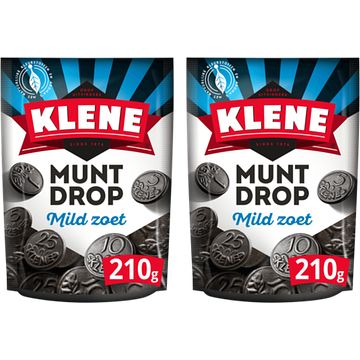 Foto van Klene muntdrop 2 x 210g bij jumbo