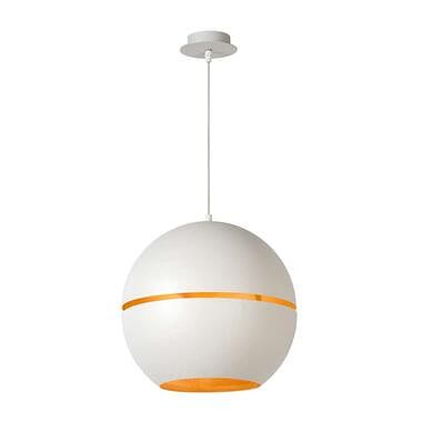 Foto van Lucide hanglamp binari - wit - ø35 cm - leen bakker