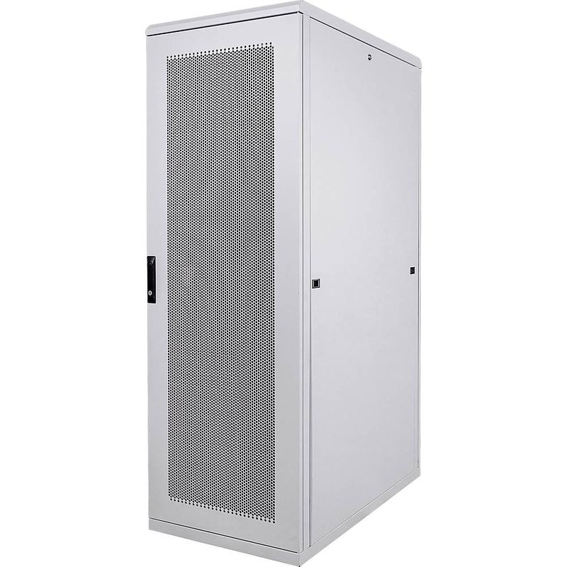 Foto van Intellinet 713214 19 inch serverkast (b x h x d) 600 x 1728 x 1000 mm 36 he grijs-wit (ral 7035)