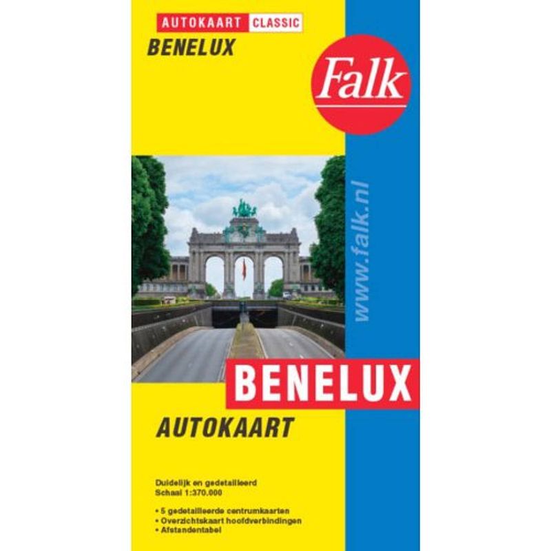 Foto van Falk autokaart benelux classic