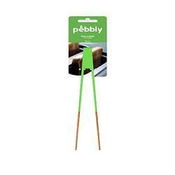 Foto van Pebbly - broodrooster tang, 24 cm, sage groen - pebbly