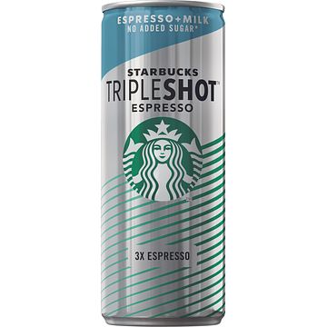 Foto van Starbucks tripleshot espresso + milk no sugar 300ml bij jumbo