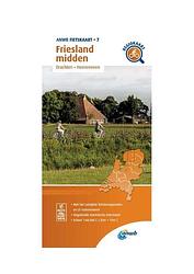 Foto van Fietskaart friesland midden 1:66.666 - anwb - paperback (9789018047085)