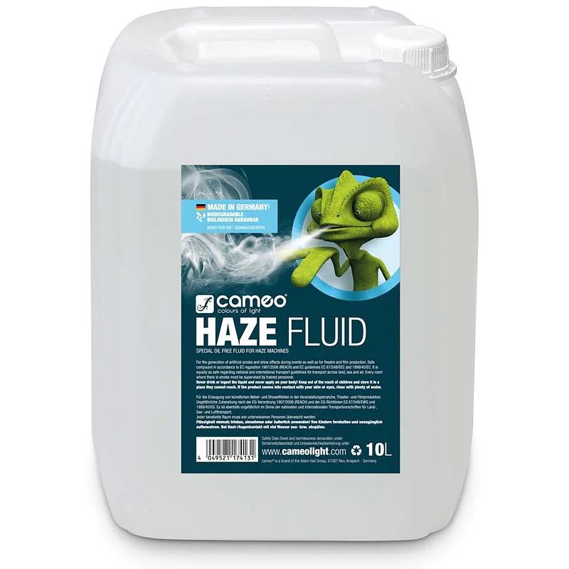 Foto van Cameo haze fluid 10 l rookvloeistof