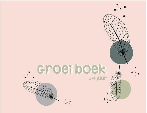 Foto van Groeiboek 1-4 jaar - hardcover (9789083055787)