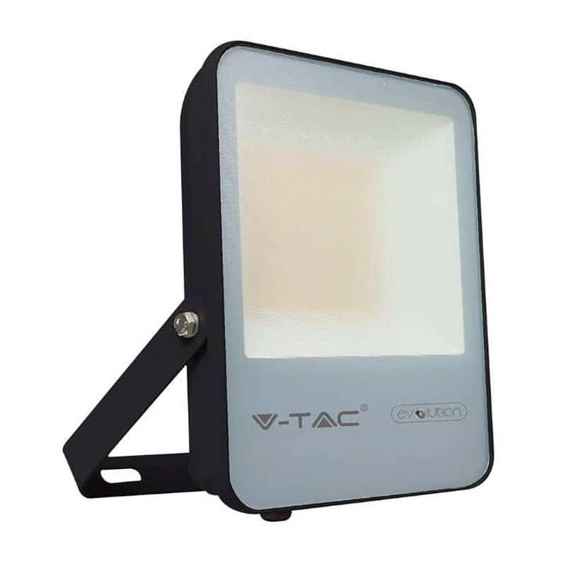 Foto van V-tac vt-50185 led schijnwerper - 50 w - 7870 lm - 4000k - zwart -