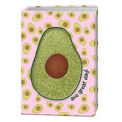 Foto van Blueprint collections happy zoo notitieboek a5 avocado met glitter print