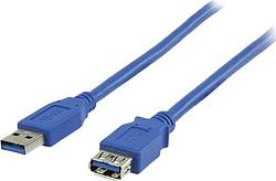 Foto van Valueline usb 3.0 verlengkabel 2m blauw