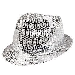 Foto van Boland hoed popstar unisex zilver