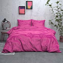 Foto van Sleeptime elegance satijn geweven uni -roze dekbedovertrek 1-persoons (140 x 220 cm + 1 kussensloop) dekbedovertrek
