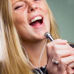 Foto van Mini karaoke microfoon voor smartphone