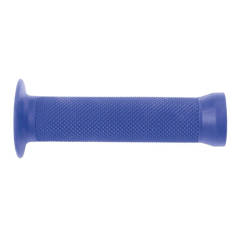 Foto van M-wave handvat bmx 130 mm rubber blauw 2 stuks