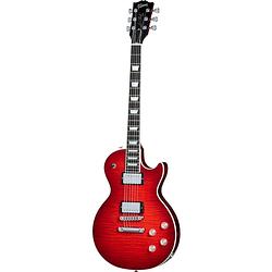 Foto van Gibson les paul modern figured cherry burst elektrische gitaar met hardshell case