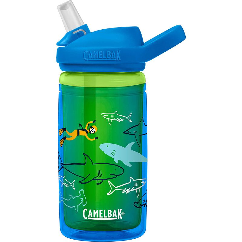 Foto van Camelbak drinkfles eddy+ kids geïsoleerd 400 ml tritan blauw