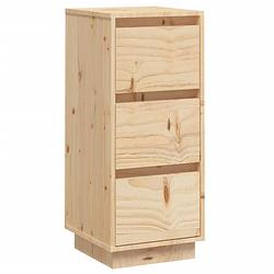 Foto van Vidaxl dressoir 32x34x75 cm massief grenenhout