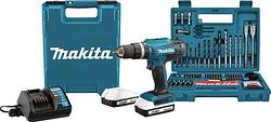 Foto van Makita hp488dwe + 100-delige bit- en borenset