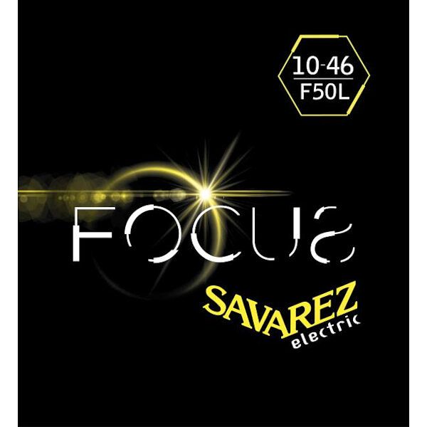 Foto van Savarez focus f50l light 010-046 snarenset voor elektrische gitaar