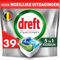 Foto van Dreft platinum all in one vaatwastabletten, original, 39 capsules bij jumbo