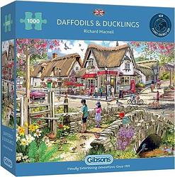Foto van Gibsons - daffodils & ducklings (1000 stukjes) - puzzel;puzzel (5012269063196)