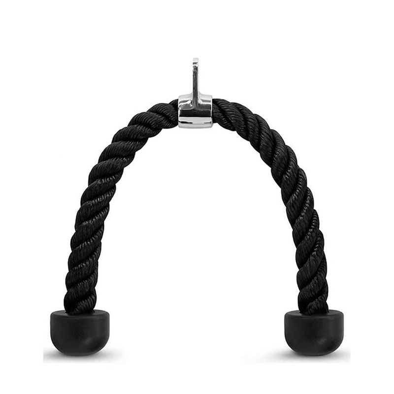 Foto van Triceps touw - tricep rope - 70 centimeter - zwart - nylon