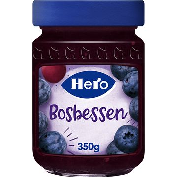 Foto van Hero fruitspread bosbessen 350g bij jumbo