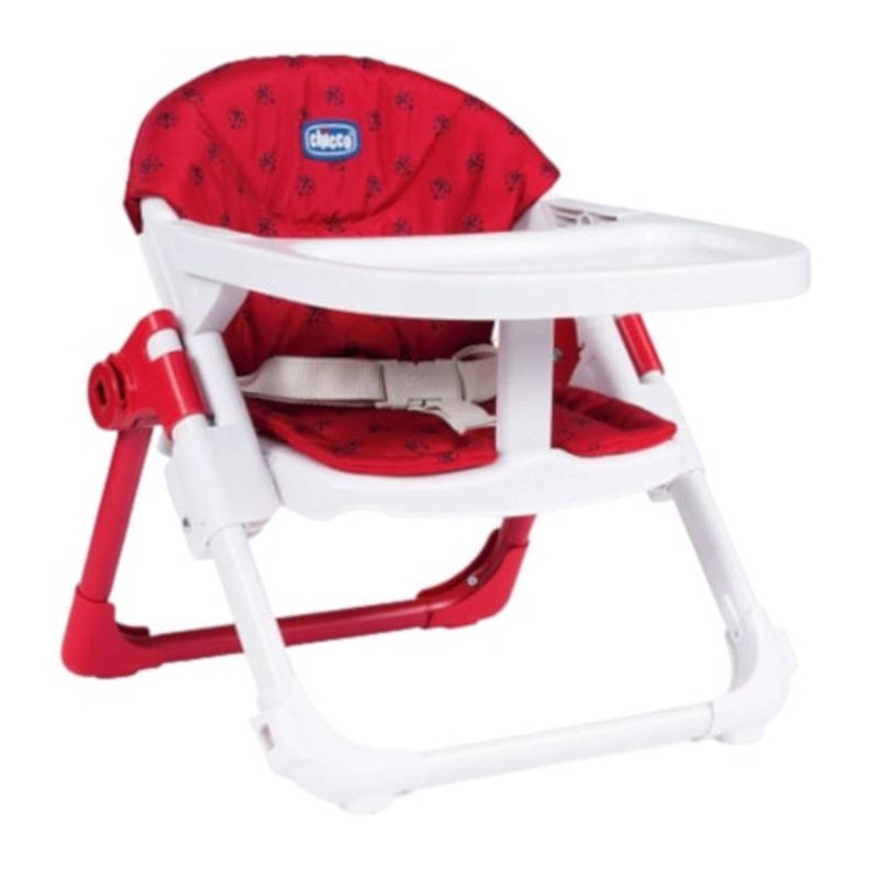 Foto van Chicco kinderstoel lady bug junior 42 cm wit/rood 4-delig