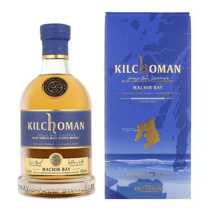 Foto van Kilchoman machir bay 70cl whisky + giftbox