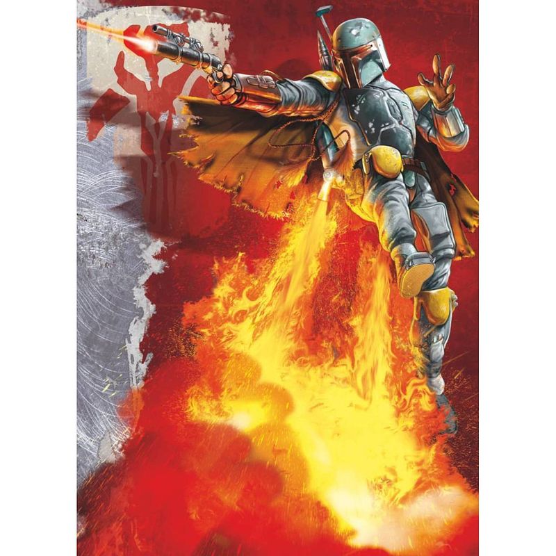 Foto van Komar star wars boba fett fotobehang 184x254cm 4-delen