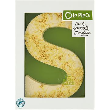 Foto van La place letter wit speculaas mangopassie 175 gram bij jumbo