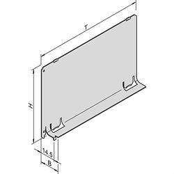 Foto van Schroff 34562823 19 inch ventilatorplaat voor patchkast