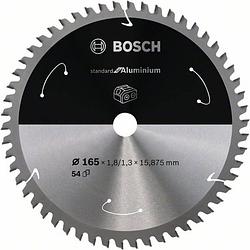 Foto van Bosch accessories bosch 2608837758 cirkelzaagblad 165 x 15.875 mm aantal tanden: 54 1 stuk(s)