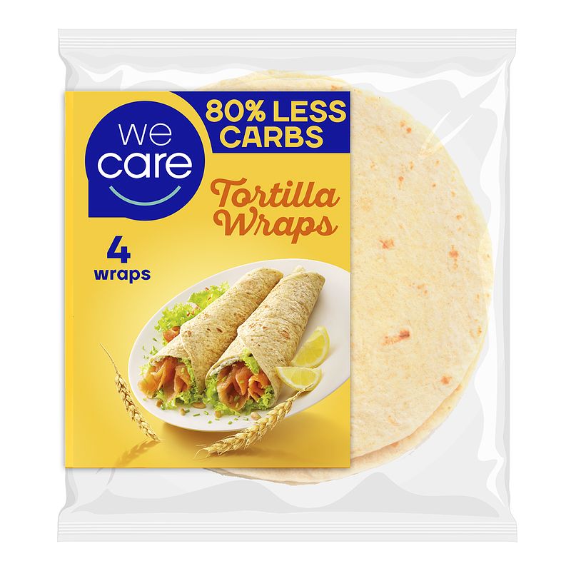 Foto van Wecare lower carb tortilla wraps